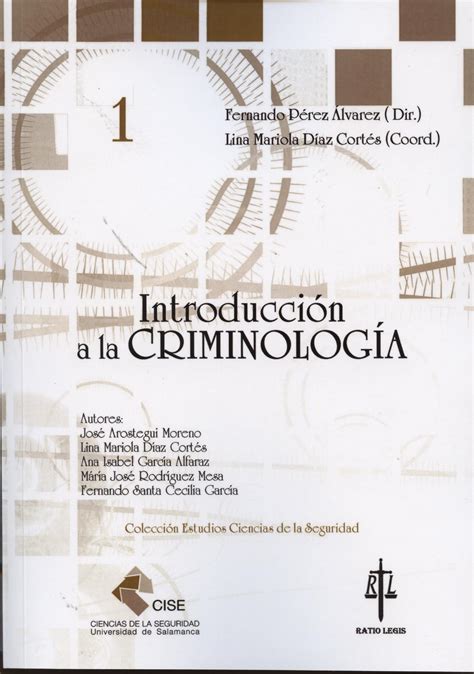 Introducci N A La Criminolog A Fernando Perez Alvarez Comprar Libro