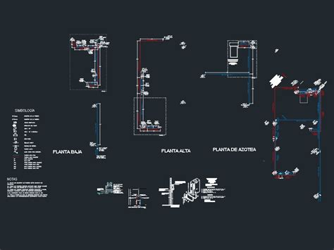 Instalaci N Hidr Ulica En Autocad Descargar Cad Kb Bibliocad