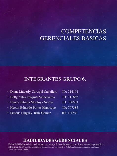 Competencias Gerenciales Basicas Pdf Las Emociones Inteligencia