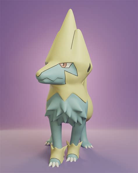 STL file Pokemon - Manectric・3D print design to download・Cults