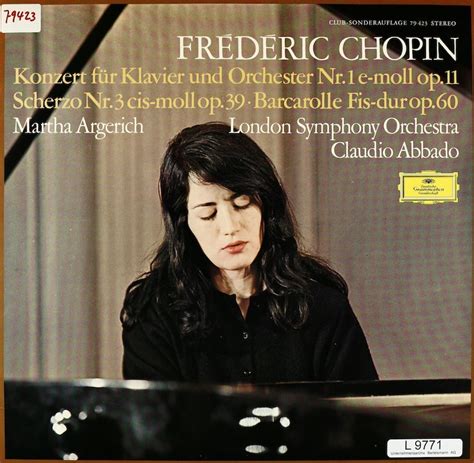 Claudio Abbado London Symphony Orchestra Martha Argerich Chopin