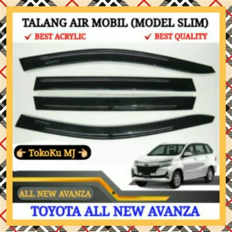 Jual TALANG AIR MOBIL 4 PINTU FULL SET ALL NEW AVANZA MODEL SLIM