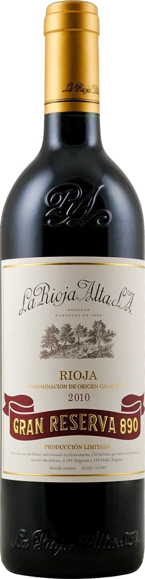 2010 La Rioja Alta Gran Reserva Rioja 890 Wine Library