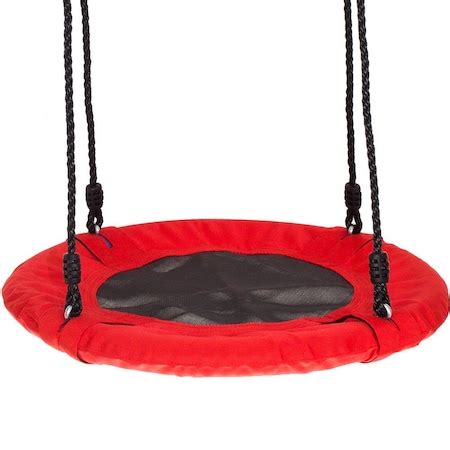 Детска люлка KING SPORT, Кръгла с въже, Зелен, Диаметър 103 cm - eMAG.bg