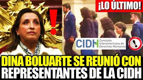 LO ÚLTIMO PRESIDENTA DINA BOLUARTE SE REUNIÓ CON REPRESENTANTES DE LA