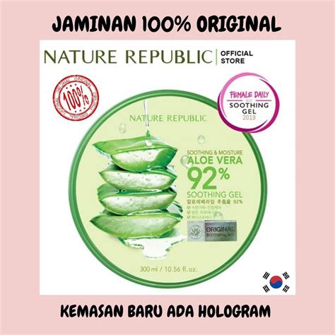 Jual Promo New Nature Republic Aloe Vera Gel Hologram Dijamin