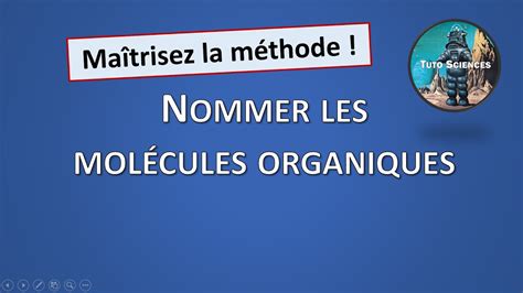 8 Nommer les molécules organiques nomenclature 1re YouTube