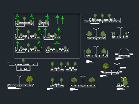 Perfil De Calles Y Avenidas En Autocad Cad 26 Mb Bibliocad