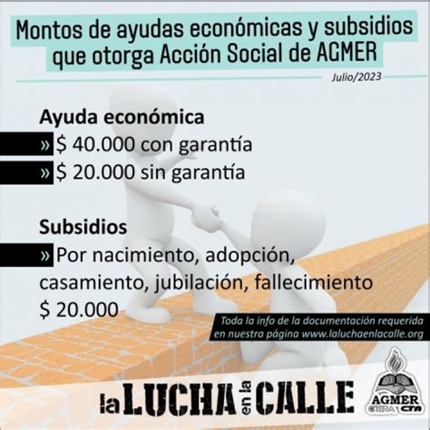 Novedades Montos Actualizados De Subsidios Y Ayudas Econ Micas