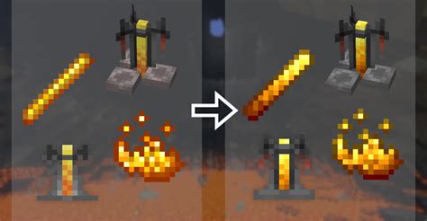 Updated Blaze Rods Minecraft Texture Pack