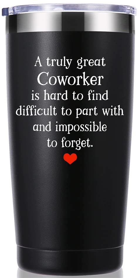 Buy Coworker Gifts 20 OZ Tumbler A Truly Great Coworker Is Hard To Find