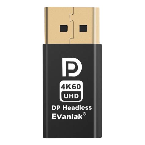 Evanlak-DisplayPort-Headless-Ghost-Display-Emulator-for-PC-DP-Dummy ...