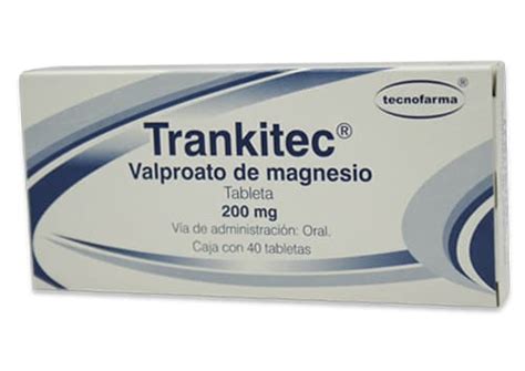 Trankitec Valproato De Magnesio Mg Con Tabletas Farma