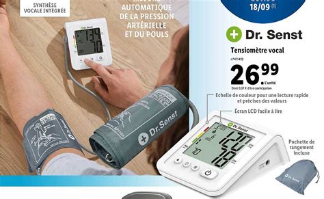 Promo Dr Senst Tensiomètre Vocal chez Lidl iCatalogue fr