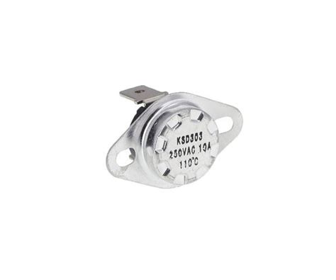 Купить "Термореле KSD 301 / KSD 303 (110°C 10A, 250V), з кнопкою, ніжки ...