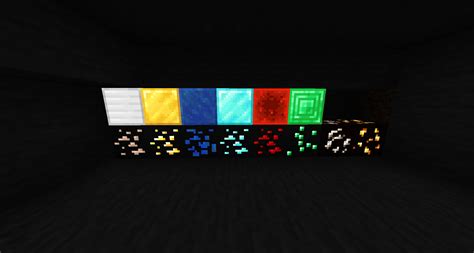 Glowing ores Minecraft Texture Pack