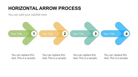 Free Horizontal Arrow Process Infographic Template Google Slides