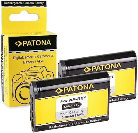 Enegon Np Bx Kit Batteria Mah Pacco Da E Caricatore Lcd