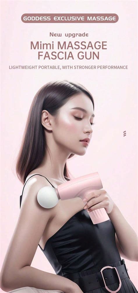 Fascia Gun Mini Portable Massager Electric Muscle Relaxer Smart Usb Shein