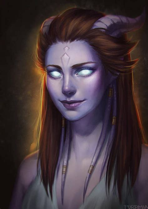 Lorela Wow Portrait Commission By Purrmia Warcraft Art Fantasy