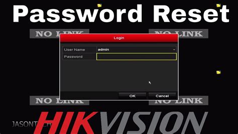 How To Reset Lost Password On The Hikvision NVR DVR Recorder YouTube