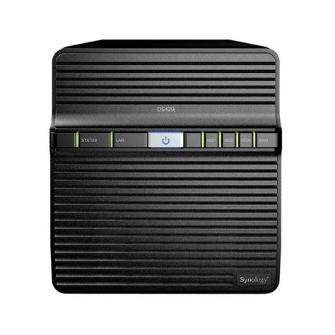 NAS Synology Diskstation DS420J Realtek RTD1296 1GB 4 Baías Preto