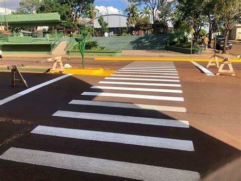 Faixas De Pedestres E Sinaliza Es De Tr Nsito T M Pinturas Renovadas