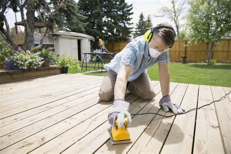 How To Properly Sand A Wood Deck With A Deck Sander