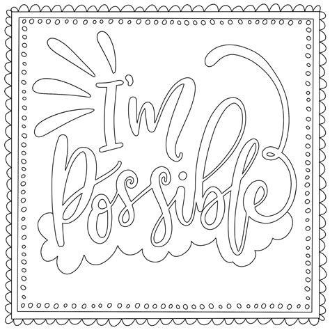 3 Motivational Printable Coloring Pages Zentangle Coloring Scripture