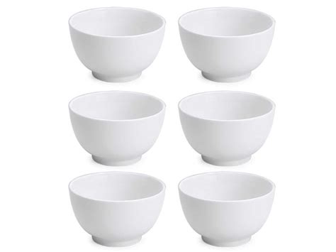 Jogo Tigelas De Porcelana Branca Bowl Ml Cumbuca Japonesa Bela