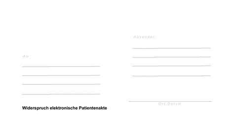 Vorlage Ablehnung Elektronische Patientenakte Pdf Docdroid