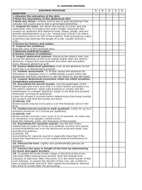 Assessing The Abdomen A Comprehensive Guide To Inspection Palpation