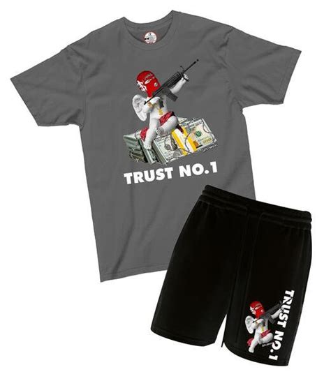 Trust No 1 T Shirt And Shorts Sets Streetwear Game Changers Urban T