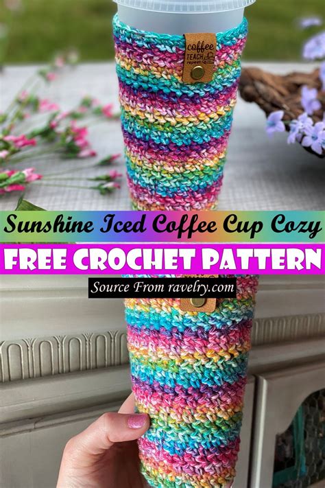 10 Free Crochet Cup Cozy Patterns