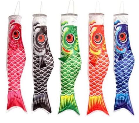 1 BIG Traditional Japanese KOINOBORI Or Koi Nobori Japanese Koi Fish