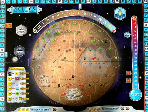 Terraforming Mars Hellas Elysium Test Brett Und Pad