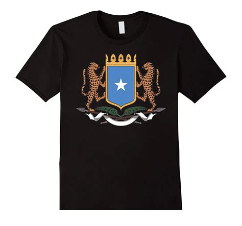 Casual Fitness Men T Shirts Somalia Coat Of Arms T Shirt National ...