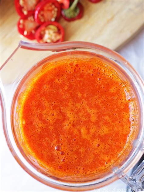 15 Minute Homemade Hot Sauce Dont Waste The Crumbs