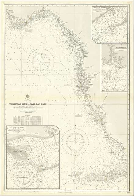 Admiralty Chart No 1274 Tortugas Cays To Cape San Blas From The Latest United States Coast