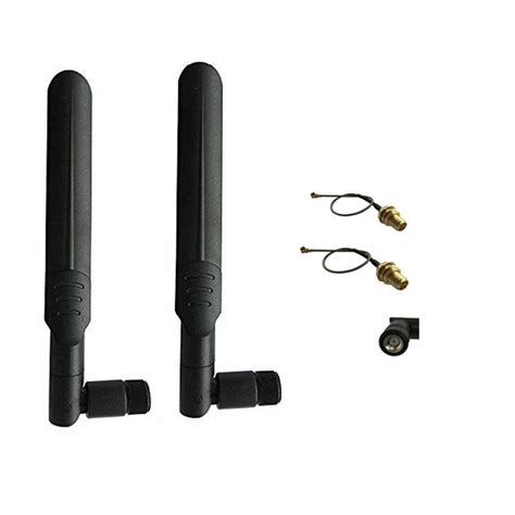 2 X 8dBi WiFi RP SMA Male Antenna 2 4GHz 5 8GHz Dual Band 2 X 15CM U