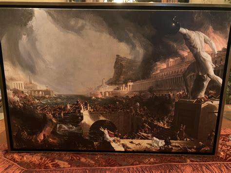 Narrative Painting Thomas Cole The Course Of Empire Off