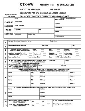 Fillable Online Nysscpa Application For License To Cultivate Fish