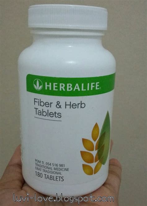 Luvi Love Herbalife Fiber Herb Tablets