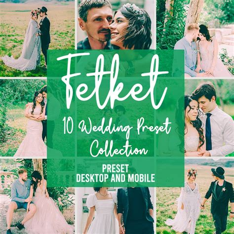 Wedding Preset Lightroom Wedding Presets Vintage Presets 10 Mobile Wedding Preset Etsy