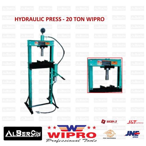 Jual Mesin Hydraulic Press Hidrolis Pres Shop Wipro Size Ton Ton