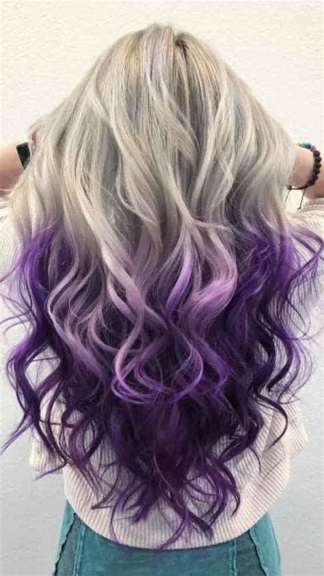 Makeover Basic Blonde To Purple Lilac Melt Artofit