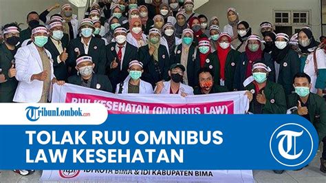 Tolak Ruu Omnibus Law Kesehatan Puluhan Dokter Di Kota Bima Turun Ke