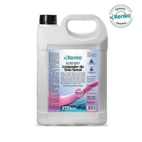 Klyo Oxy Limpador Peroxido Hidrogenio Floral 1 200 5 Litros Renko