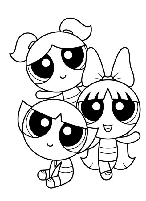 The Powerpuff Girls Coloring Pages