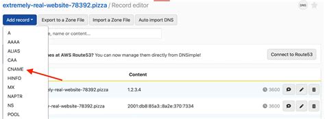 Managing CNAME Records DNSimple Help